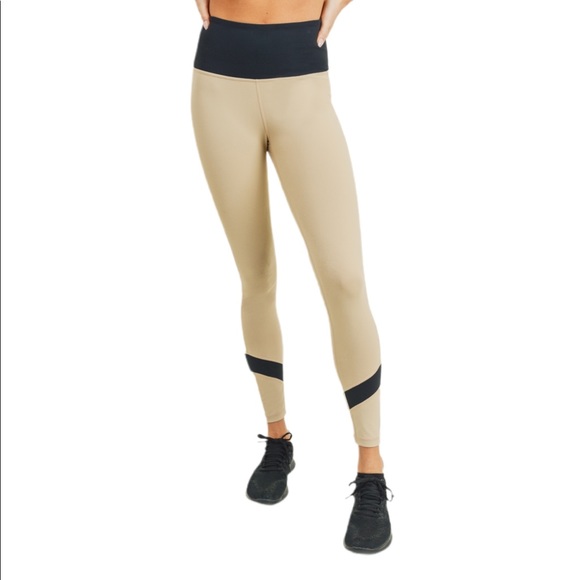 NWT Mono B Tricolor Leggings - Picture 6 of 9